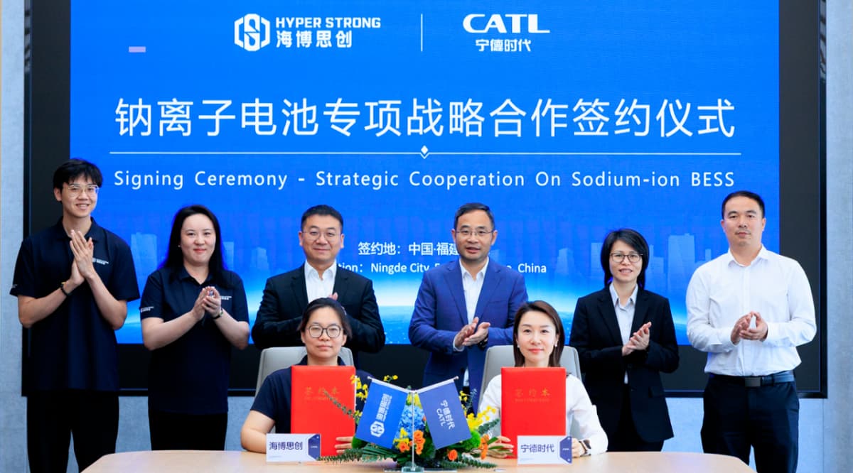 CATL Inks Deal For 60 GWh Of Sodium Energy Storage Batteries Over Next Three Years
