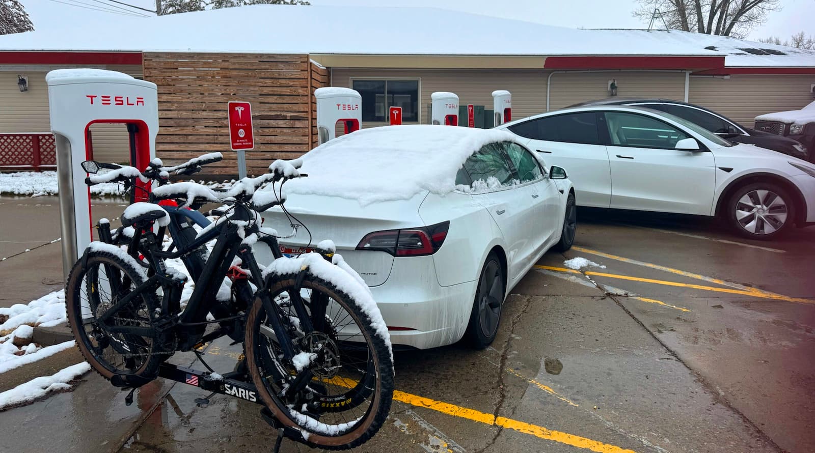 Cross Country Road Trip in an Old Tesla Model 3