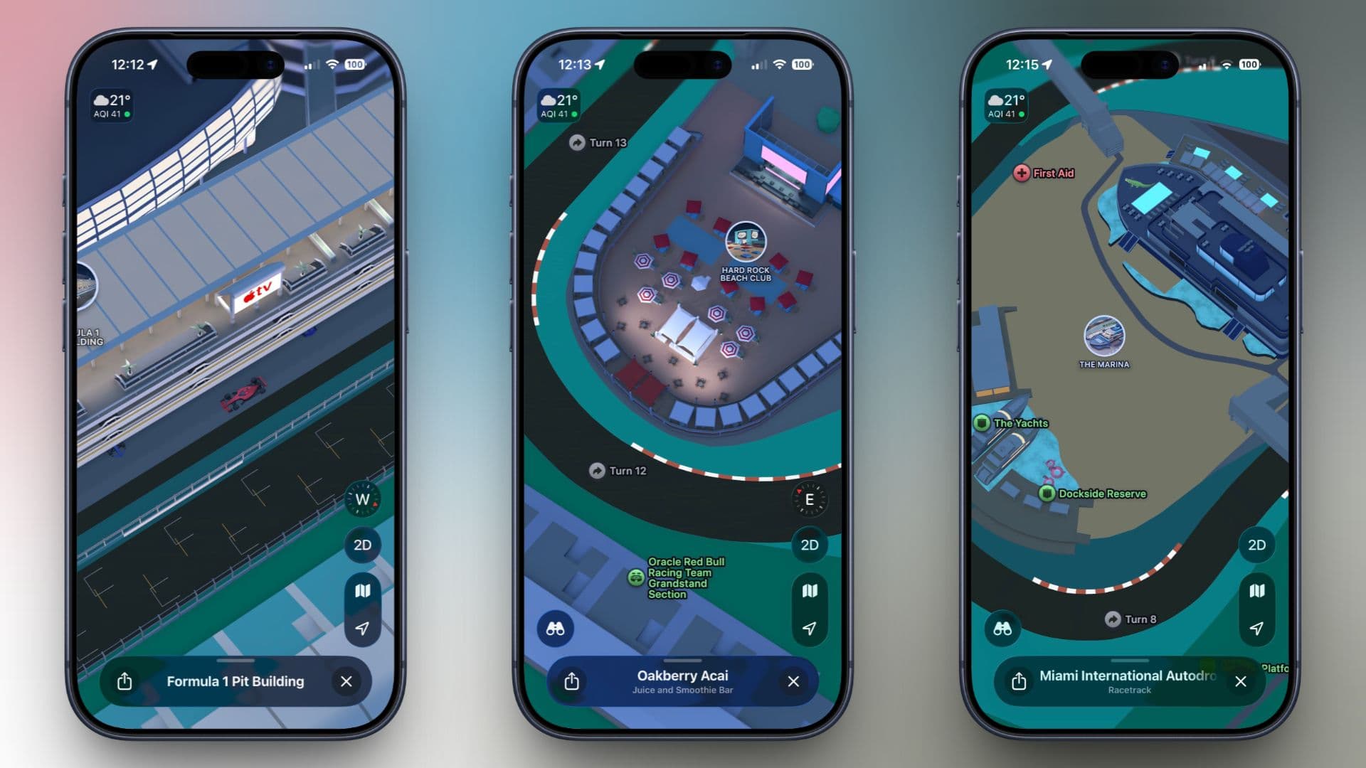 Apple Maps adds in-depth F1 experience for Miami Grand Prix